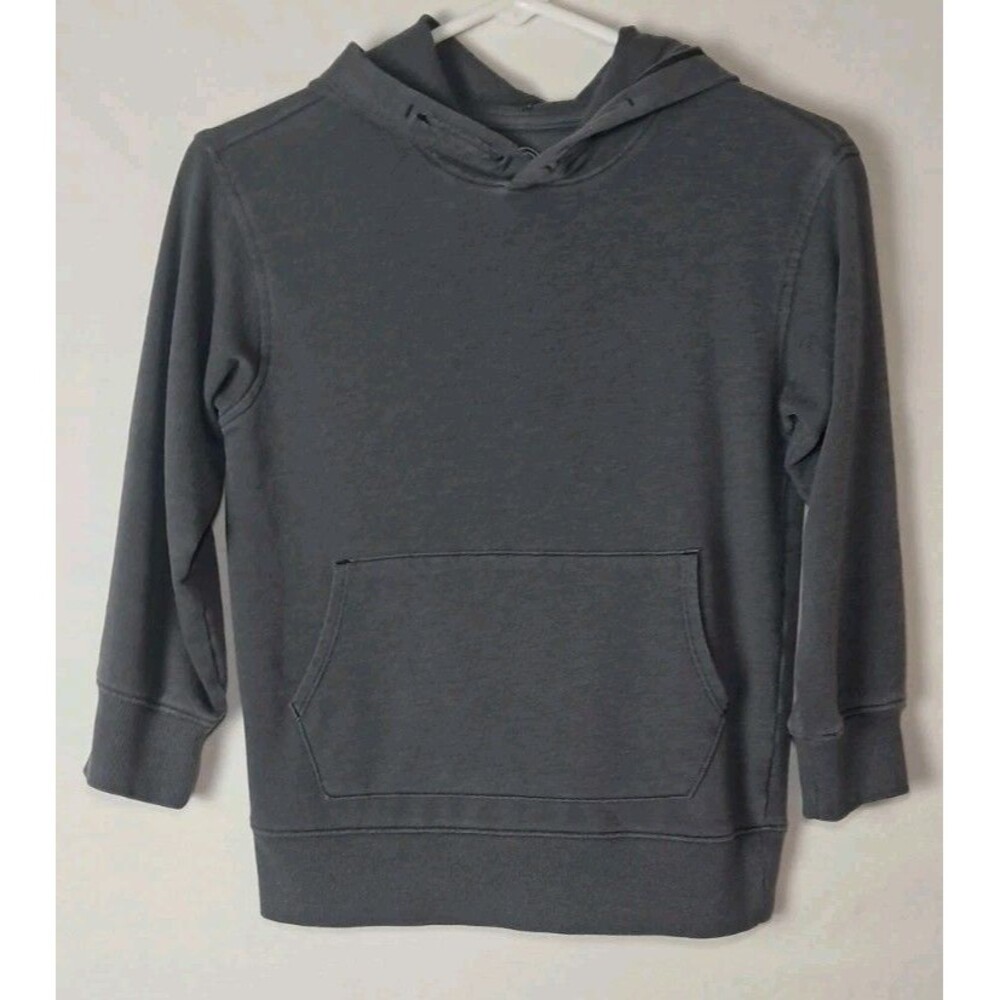Wonder Nation Boys M 8 Gray Hooded Sweatshirt